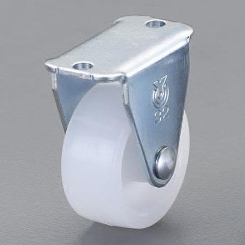 エスコ ESCO 【個人宅不可】 25mm キャスター（固定金具・ナイロン車輪） EA986PF-6 [2-5605723]