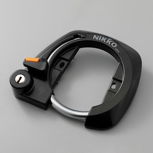 エスコ ESCO 【個人宅不可】 サークル錠（自転車用/ブラック） EA986YE-42 [2-1590195]