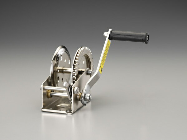 エスコ ESCO 【個人宅不可】 540kg ハンドウインチ（ステンレス製） EA989RB-1A [2-0286375]