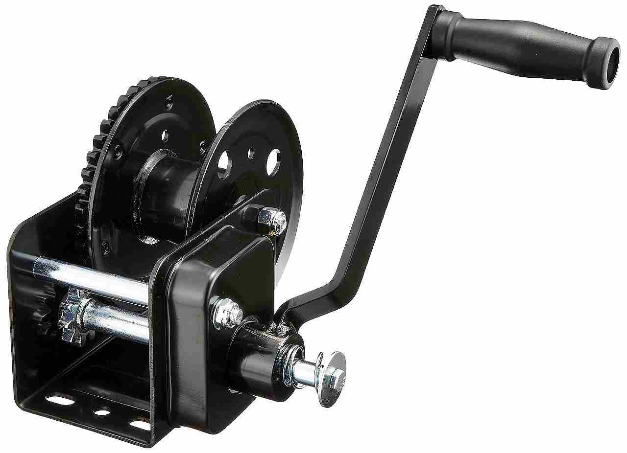 エスコ ESCO 【個人宅不可】 727kg ハンドウインチ（自動ブレーキ付） EA989SC-4 [2-5190496]