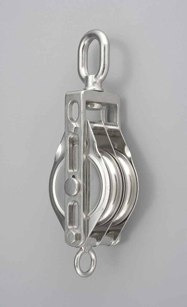 エスコ ESCO 【個人宅不可】 102.0mm 滑車（ステンレス製/2車） EA987SP-4W [2-5448092]