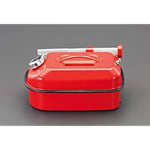 ☆☆ エスコ ESCO 10L ガソリン携行缶 （KHK適合品） EA991HB-62A [2-1282557]