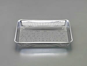 エスコ ESCO 【個人宅不可】 248x200x34mm 穴明きトレー（パンチング・ステンレス） EA992CE-11 [2-554..