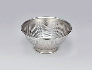 エスコ ESCO 【個人宅不可】 285x110mm 洗浄ざる（パンチング・ステンレス製） EA992C-44 [2-5574869]