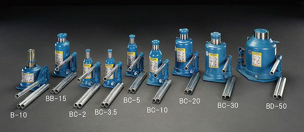 エスコ ESCO 【個人宅不可】 10 ton/120- 230mm 油圧ジャッキ（低床型） EA993B-10 [2-0571037]