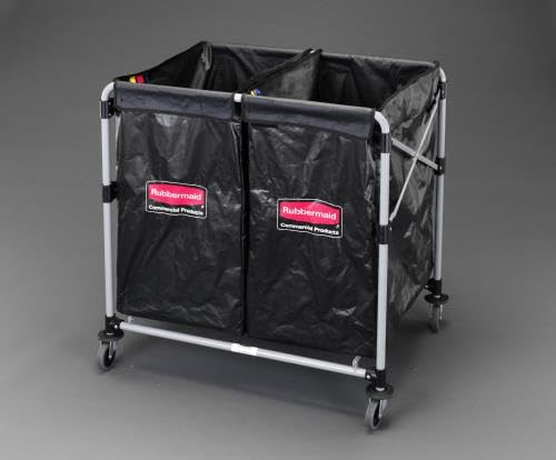 エスコ ESCO 【個人宅不可】 612x907x864mm/150L+150L ダストカート EA995AA-216 [2-0966833]