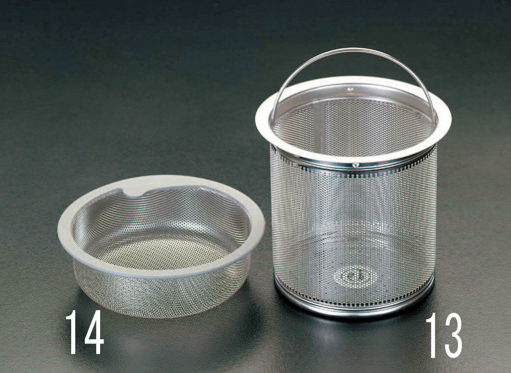 エスコ ESCO 【個人宅不可】135x124mm 流し台網かご（ステンレス製） EA468DB-13 [2-0337121]