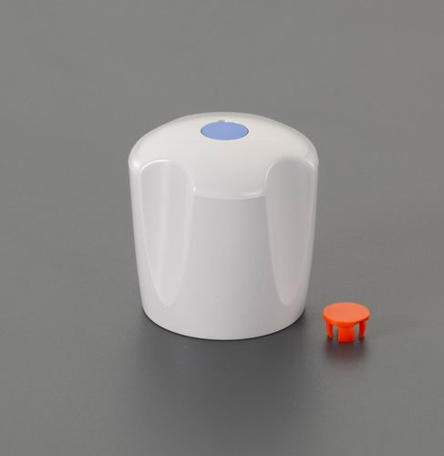 エスコ ESCO 【個人宅不可】水栓ハンドル（ホワイト） EA468GA-12 [2-5717389]