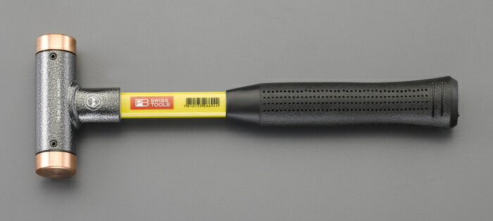 エスコ ESCO 【個人宅不可】 24mm/ 418g 無反動ハンマー（銅/グラスファイバー柄） EA570A-71 [2-1155677]