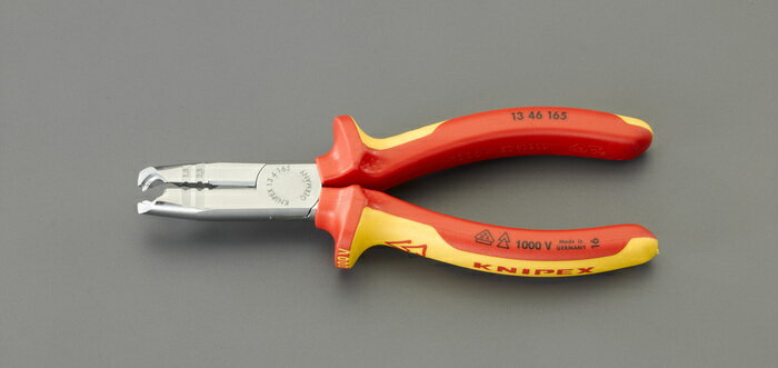 エスコ ESCO 【個人宅不可】 8.0 -13.0mm ワイヤーストリッパー（1000V絶縁） EA580KC-11 [2-1187852]