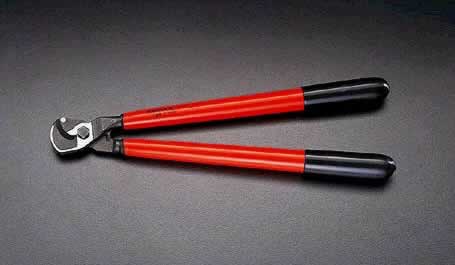 エスコ ESCO 【個人宅不可】 27mm/500mm ケーブルカッター（絶縁） EA585KL [2-0548169]