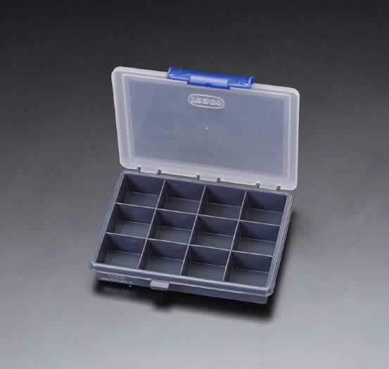 エスコ ESCO 【個人宅不可】 175x143x32mm/外寸 パーツケース EA508KE-3 [2-0562622]