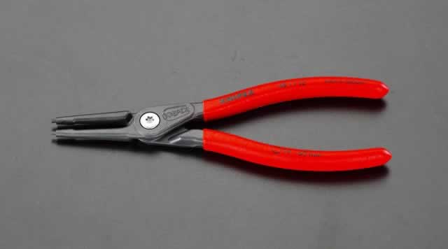 エスコ ESCO 【個人宅不可】 85-140mm 穴用精密スナップリングプライヤー EA590AJ-4 [2-0783447]