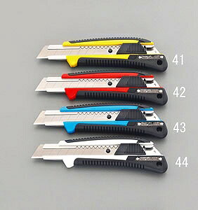 エスコ ESCO 【個人宅不可】 155mm カッターナイフ（ソフトグリップ/黄） EA589AT-41 [2-5571400]