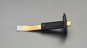 エスコ ESCO 【個人宅不可】 26x240mm スロットチゼル（先曲/グリップ付） EA572DH-4 [2-5572704]