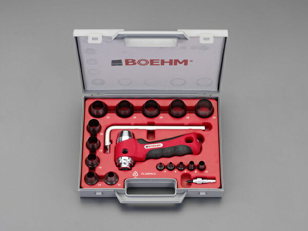 エスコ ESCO 【個人宅不可】 3-30mm 革ポンチセット（15個+330mmカッター付） EA576F-31B [2-5859140]