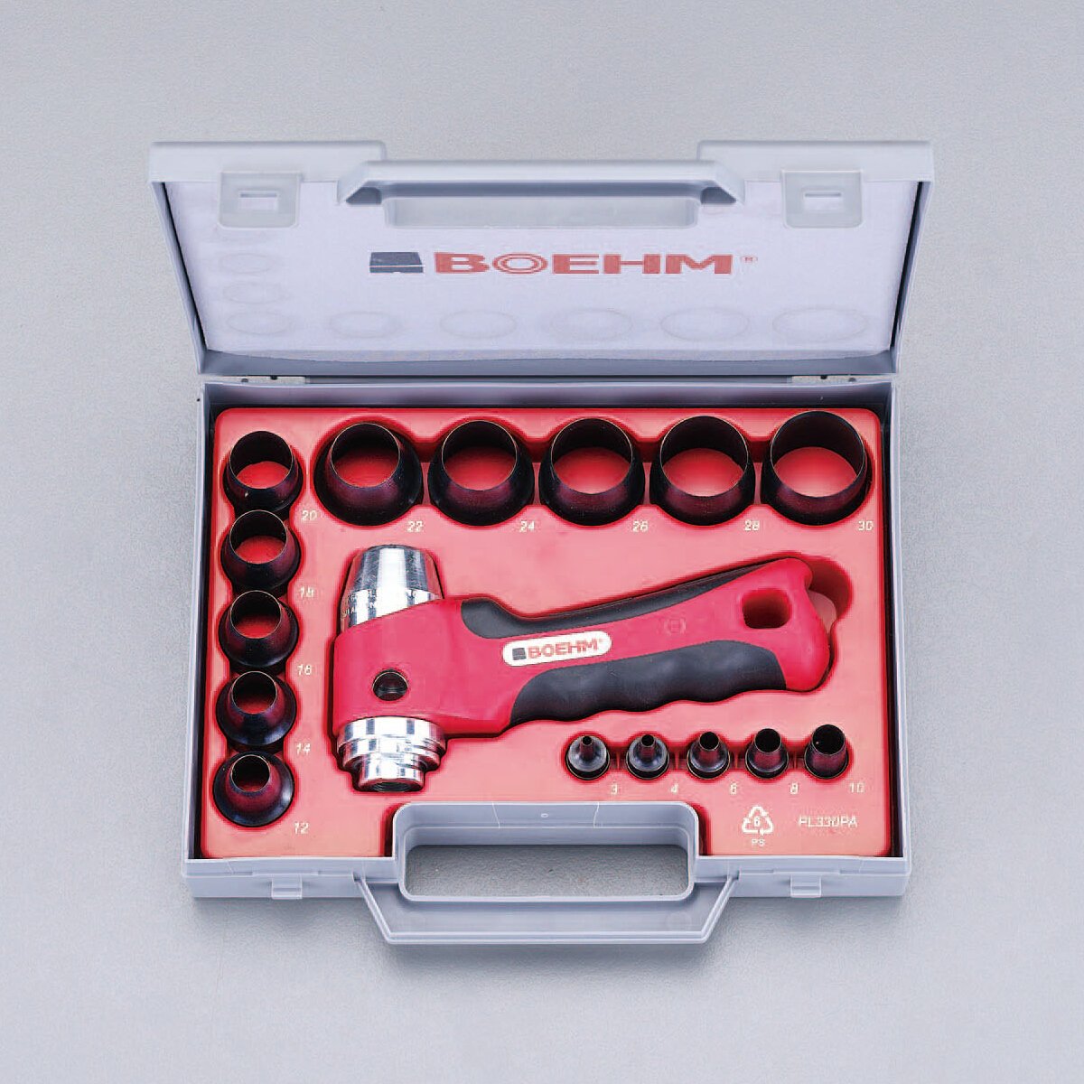 エスコ ESCO 【個人宅不可】 3-30mm 革ポンチキット（15個組） EA576F-31 [2-5766592]