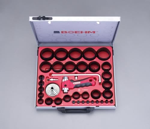 エスコ ESCO 【個人宅不可】 2-60mm 革ポンチキット（34個+420mmカッター付） EA576F-60 [2-5766622]