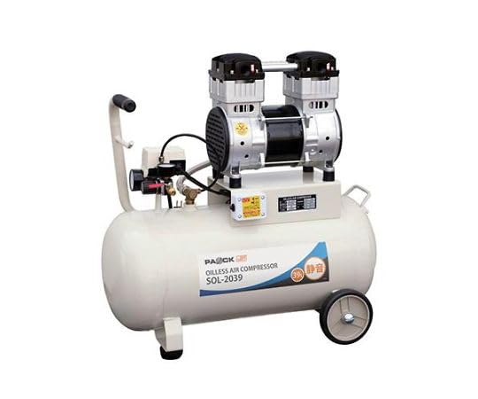 エスコ ESCO 【個人宅不可】 AC100V/1150W エアーコンプレッサー（39L/オイルレス） EA116SW-2 [2-1292..