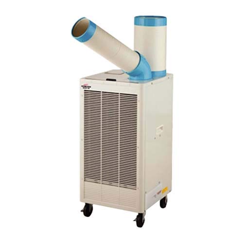 ナカトミ 排熱ダクト付スポットクーラー首振りワイドレンジ N407-W [10-007810] poi10