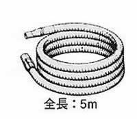 納期目安　（メーカーに在庫がある場合）13:30までにご注文の場合約3〜7日後出荷(土日祝日を除く）※表示の納期目安はあくまで目安ですのでお約束ではありません。具体的納期は都度お問い合わせください。お取り寄せ品です！ご注文後[商品欠品]及び[商品完売(廃番)]が発生する場合がございます。あらかじめご了承の上ご注文お願いいたします！またご注文の数量、お届け先によって別途送料が発生する場合がございます。その場合当店よりご連絡させていただきますのでご対応お願いいたします。商品未発送の状況でもメーカーによってはキャンセル不可となり場合もございますのでご了承の上ご注文お願いいたします。キャンセル不可！こちらの商品はご注文を頂いてからのご準備となりますので納期がかなりかかる可能性がございます。尚一度注文を確定しますと生産及び注文確定扱いなり、準備に取り掛かりますのでキャンセルはできません！また同注文の他商品が廃番・欠品が発生した場合でも、こちらの商品はキャンセルできませんので、ご注文前に納期を確認していただく事をお勧めいたします。【受注生産品】※記載の商品画像はイメージ（代表）画像ですので画像だけの情報のみでご購入はお控え頂き、必ず記載内容をご確認下さい。・3165140053082・全長：5m・ホース径：35mmφ・適応機種：GAS25（標準付属）、GAS50（標準付属）当社管理番号#000555303303--検索キーワード--カタログページ数