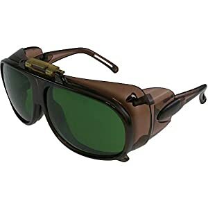 山本光学 スワン YAMAMOTO 複式上下自在形遮光めがね YW-75W JIS NSLP 2 [24-102394]