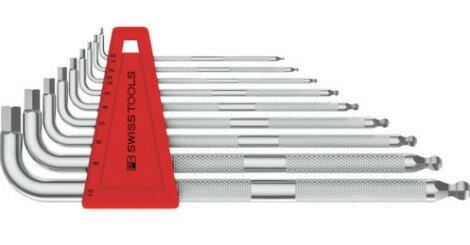 PB SWISSTOOLS ローレット入六角レンチセット （パックナシ） 3212LH-10 [25-264551]