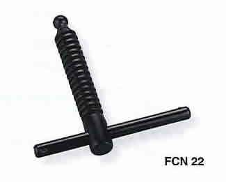 スーパーツール L型クランプ部品 おねじ（ハンドル付） FCN22 [27-326285]