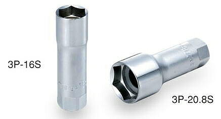 トネ TONE プラグソケット（6角・マグネット付） 3P-19S [30-202182]