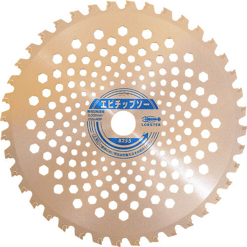 ロブテックス エビ 刈払機用チップソー 255mm B255 [31-071451]