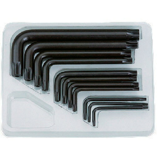 京都機械工具 KTC T型いじり止めトルクスLハンドルレンチセット［11本組］ LTXH11 [34-126975]