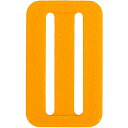 藤井電工 TSUYORON 胴ベルト型墜落制止用器具用部品 D環止め 2つ穴 樹脂製 黄 ベルト幅50mm用 LT-P51-Y LT-P51-Y-HD [39-...