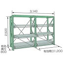 ムラテック KDS 【代引不可】 【個人宅不可】 金型収納ラック スライドラックSSR30-2512-3HTR SSR30-2512-3HTR [I270303]