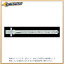 納期目安　（メーカーに在庫がある場合）13:30までにご注文の場合約3〜7日後出荷(土日祝日を除く）※表示の納期目安はあくまで目安ですのでお約束ではありません。具体的納期は都度お問い合わせください。北海道・沖縄・離島につきましては別途送料が発生致します。金額につきましてはご注文後当店よりご連絡させていただきます。ご注文前にお問い合わせいただければ送料金額を前もってお伝えする事が可能です。★「取寄品」です！ご注文後[商品欠品]及び[商品完売(廃番)]が発生する場合がございます。あらかじめご了承の上ご注文お願いいたします！※記載の商品画像はイメージ（代表）画像ですので画像だけの情報のみでご購入はお控え頂き、必ず記載内容をご確認下さい。・用途：長さの測定に使用する直尺・クリップがスライドするので、簡易なデップスゲージとして利用できます。・細巾で携帯に便利です。・商品サイズ(全長x巾x厚さmm)：160x12x0.5・重量(g)：8・目盛：上下段1mmピッチ・長さの許容差：+-0.15mm・ステンレス当社管理番号--検索キーワード--カタログページ数