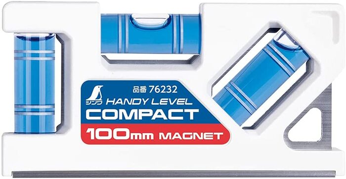 シンワ測定 ハンディレベル コンパクト100mmマグネット付 76232 [53-762329]