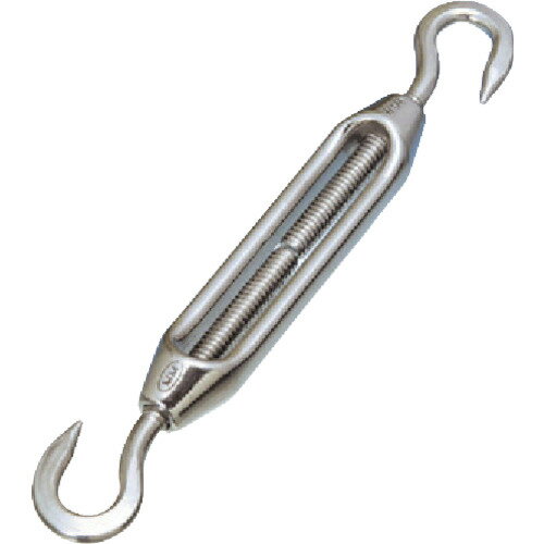 水本機械製作所 水本 ステンレス 枠式ターンバックル（フック＆フック）SUS316 捻子径3分 使用荷重1.57kN TB-9H 316 [68-040346](4)