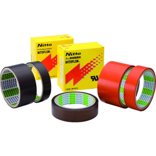 日東電工 NITTO 【3巻販売】日東 ふっ素樹脂粘着テープ ニトフロン粘着テープ No.923UT 0.04mm×125mm×1..