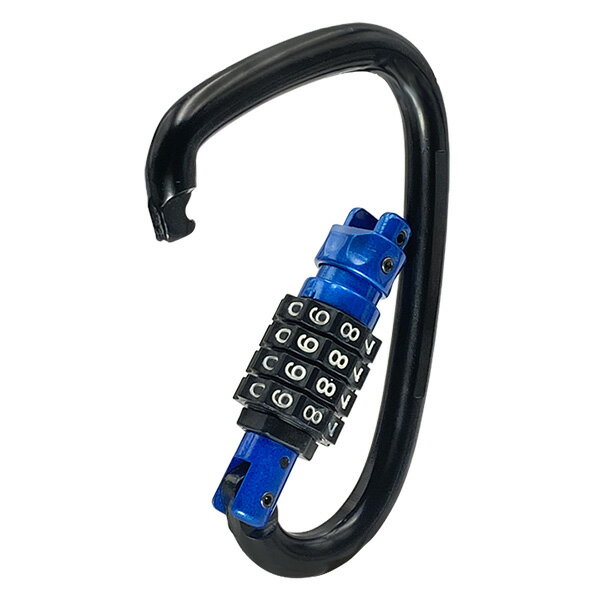 アイガーツール ソリッドカラビナロック ブルー KBR-300BL [93-533506]