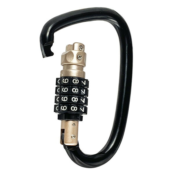 アイガーツール ソリッドカラビナロック ゴールド KBR-300G [93-533513]