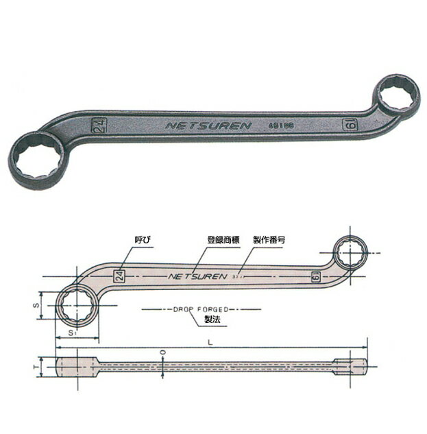 ネツレン Sガタメガネ 23X26 N0662 [99-306622]
