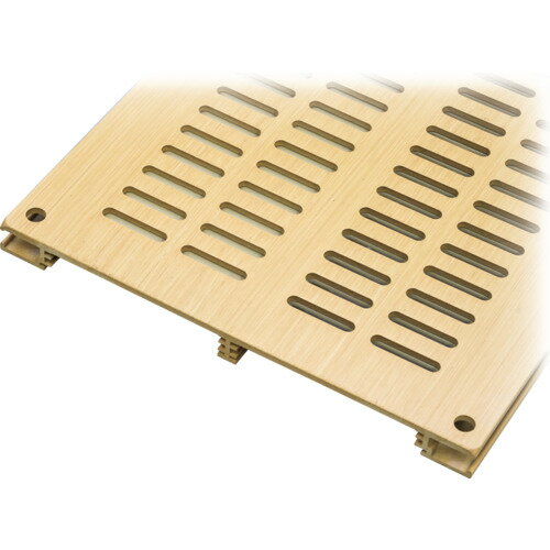 ダイケン 【別途送料】 【個人宅不可】 DAIKEN フロア換気口 アルミタイプ 換気調整板固定付木目 蓋幅200×900mm B5D900LW [1012-00001484]