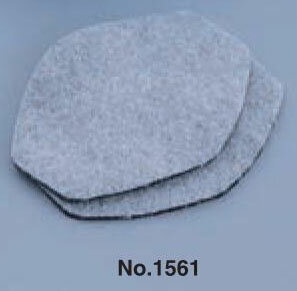 トーヨーセフティ TOYO 取替え用防臭・塵埃フィルター（2枚入り） No.1561 [102-600978]