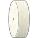 ナカニシ ホイール型フェルトバフ 10個入 ソフト 17×5×穴1.3 53912 [1062-00002378]