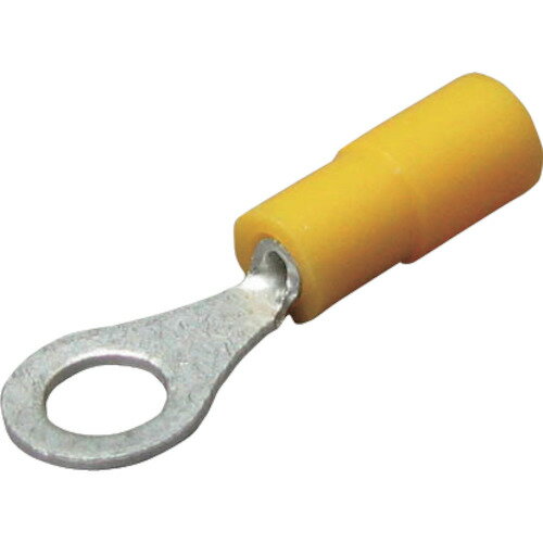 ニチフ端子工業 ニチフ 環境配慮形 絶縁被覆付圧着端子 （R形）丸形 TMEX 0.3-3-YEL （100P） TMEX 0.3-3-YEL [1065-9129019]