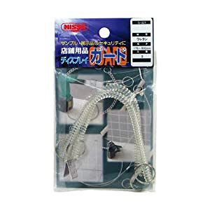ニッサチェイン 【5個販売】ディスプレイガード カールコード 樹脂・ステンレス 透明 S-321 [1070-2033..