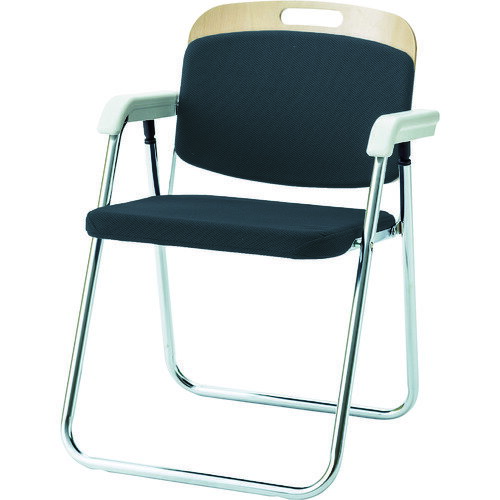 ノーリツ 【別途送料】 【個人宅不可】 ノーリツ 折りたたみチェア ブラック WBF-333C-BK [1075-000000..