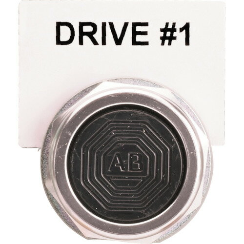 パンドウイット PANDUIT 熱転写プリンタ用ラベル プッシュボタン向け銘板ラベル（ハーフタイプ） 屋内..