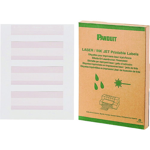 パンドウイット ケーブル用ラベル レーザープリンタ用回転ラベル 白 印字部50.8mmX12.7mm ラベル数1000..