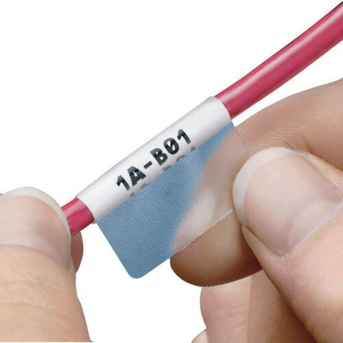 パンドウイット PANDUIT ドットプリンタ用セルフラミネートラベル ポリフッ化ビニル 白 5000枚 S100X13..