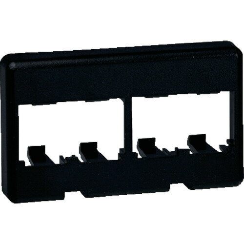 パンドウイット 4ポート用家具用プレート 黒 CFFP4BL [A051701]